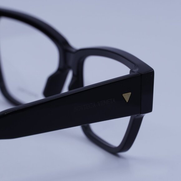 Bottega Veneta BV1288O 001 Eyeglasses Black Cat Eye 55mm Frame - Picture 9 of 10
